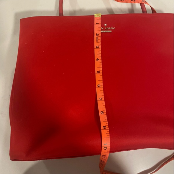 Kate Spade Red Nylon Business Tote - Picture 6 of 8
